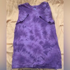 Small Victoria Secret Purple Tye-Dye T-Shirt